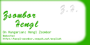 zsombor hengl business card